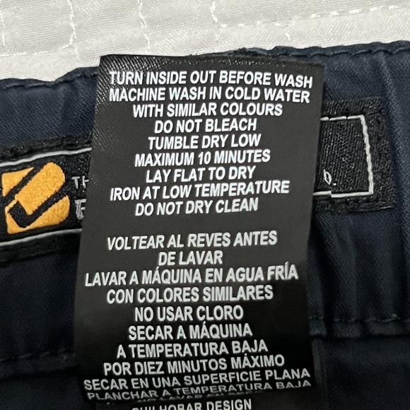 The BC Clothing Convertible Pants L x 30 Blue Cargo Hiking Pants Shorts - Picture 9 of 9